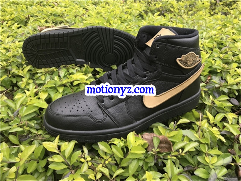 Air Jordan 1 High OG BHM Black Metallic Gold